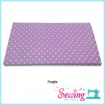 FABRIC POKKA DOT - PURPLE 110X50CM - NCC/0320666063